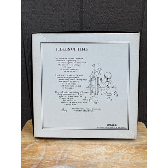 Springbok "Pieces Of Time" Jigsaw Puzzle 500+ Pieces Vintage 1979 Hallmark Cards - Picture 4 of 6